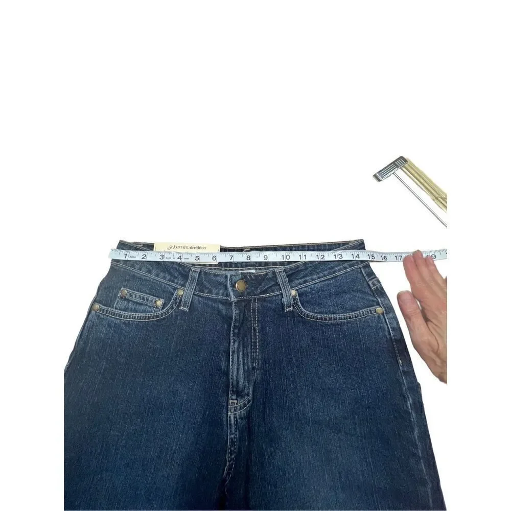 St John’s Bay *Stretch * Bootcut * Straight Jeans Sz 8 Long NWT